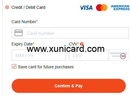 MyDeal虚拟信用卡